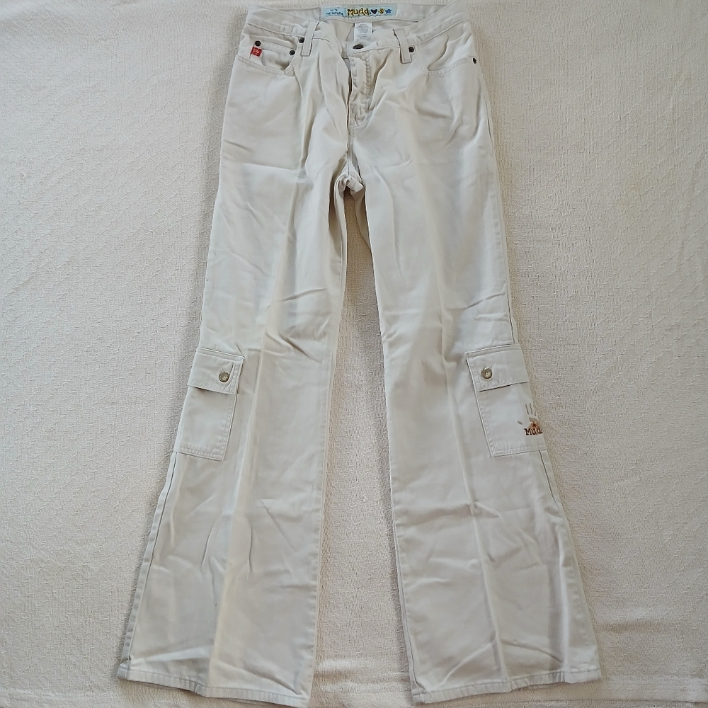 mudd ♡ y2k flare pants vintage 9 cargo utility gorpcore 90s 2000s